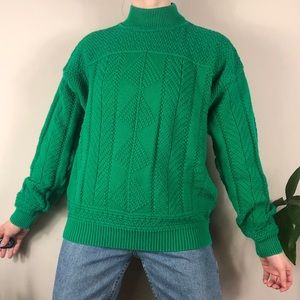 VTG Green LizSport Sweater